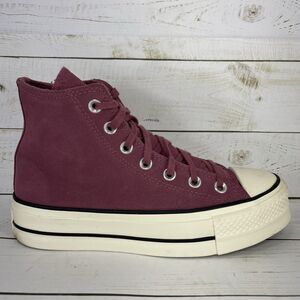 Converse Chuck Taylor All Stars Lift Hi Sneakers Womens Size 6.5 Burgundy